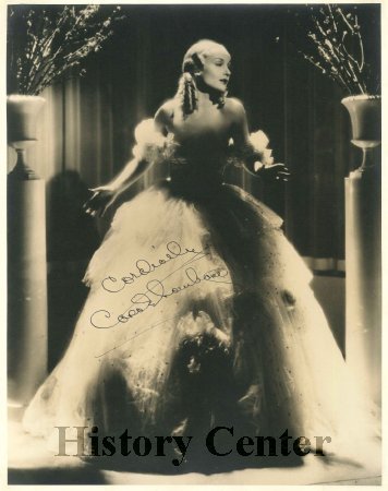 Carole Lombard Stage Photograph, c. 1930s