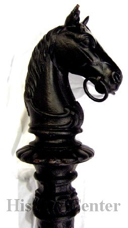 Franklin Randall Home Hitching Post, Cast by Bass Foundry