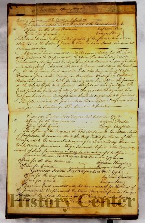 Fort Wayne Orderly Book, 1794-1795