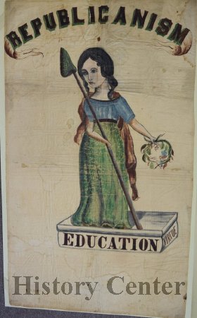 Fort Wayne Schools March Banner, reverse side