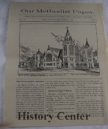 Fort Wayne United Methodist Church Time Capsule & Contents