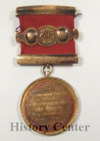 Charles Nestel's Medal Reverse