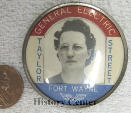 General Electric Employee Identification Badge size comparison
