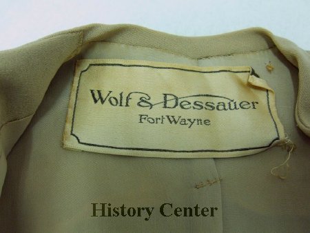 Ladies Suit from Wolf & Dessauer, label